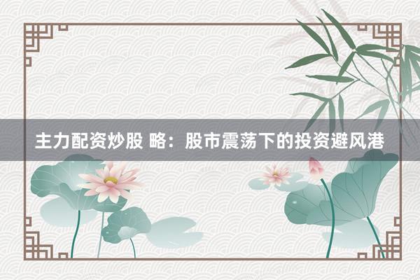 主力配资炒股 略：股市震荡下的投资避风港